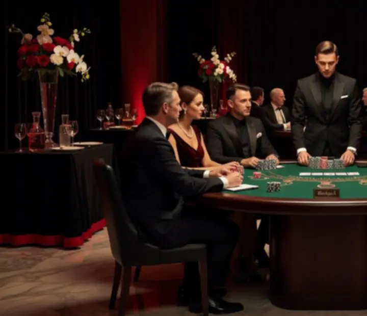 Blackjack jako elegancka atrakcja eventowa z profesjonalnym stołem
